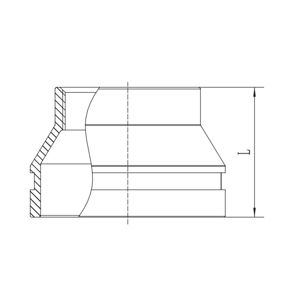 Reducer Konsentris Berulir